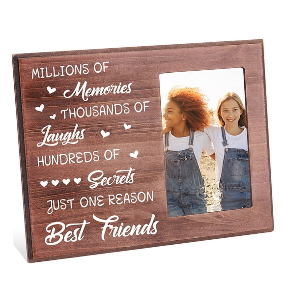 1 pc MDF Wood Photo Frames for Tabletop Display Photo Frame Rectangle Word 195x255x12mm