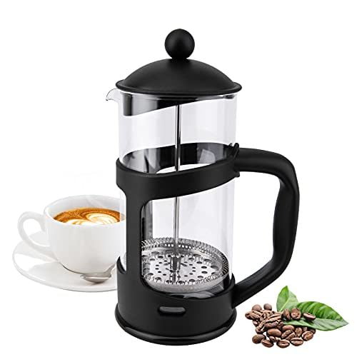 1 PC Mini French Press Coffee Maker 1 Cups 12oz Coffee Press Perfect for Coffee Lover Gifts Morning Coffee Maximum Flavor Coffee Brewer with