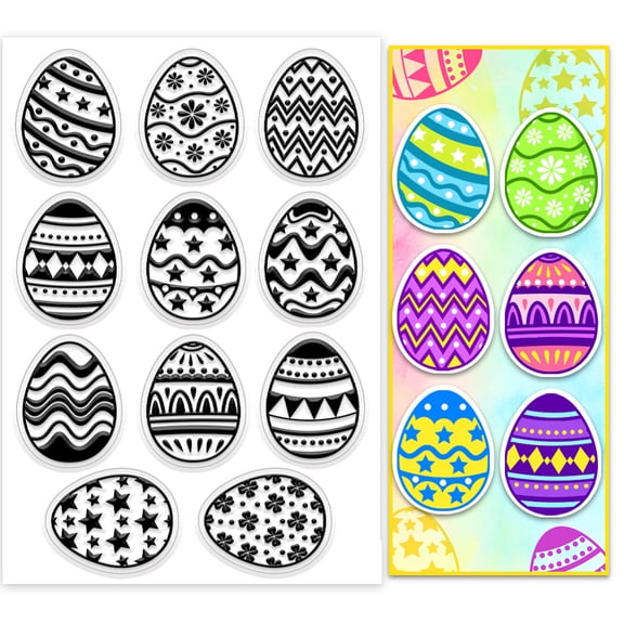 1 pc Moon Theme PVC Plastic Clear Stamps for DIY Scrapbooking Photo Album Decorative Cards Making Egg 160x110mm