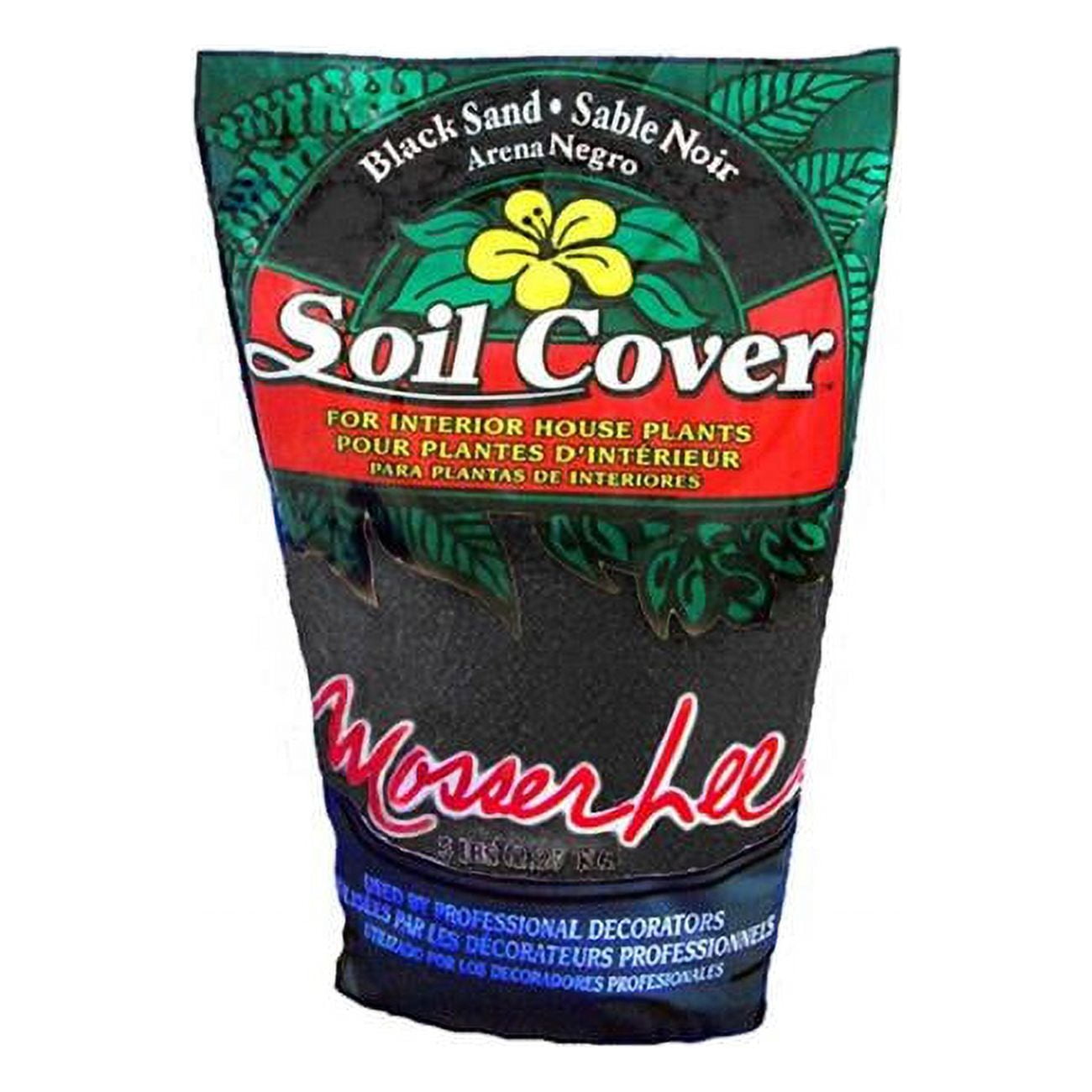 1 pc Mosser Lee Black Sand Soil Cover 5 lb