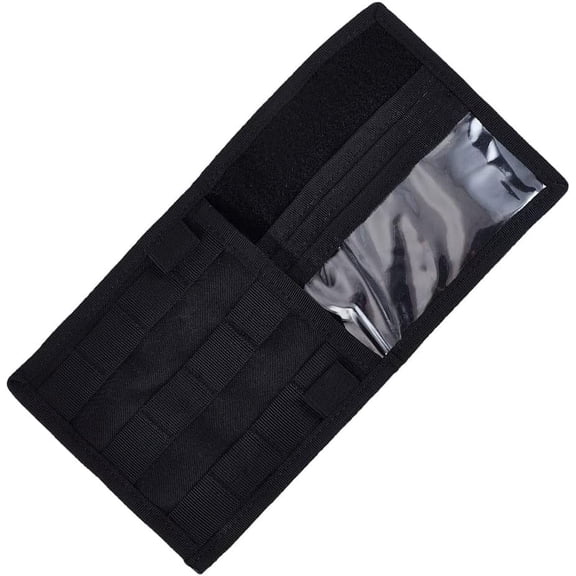 1 pc Nylon Car Sun Visor Organizers Auto Insurance and Registration Card Holder Car Interior Accessories Rectangle Black 300x155x4mm