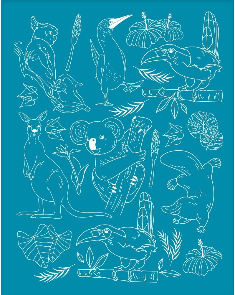 1 pc Nylon Silk Screen Printing Stencil for Painting on Wood DIY ...