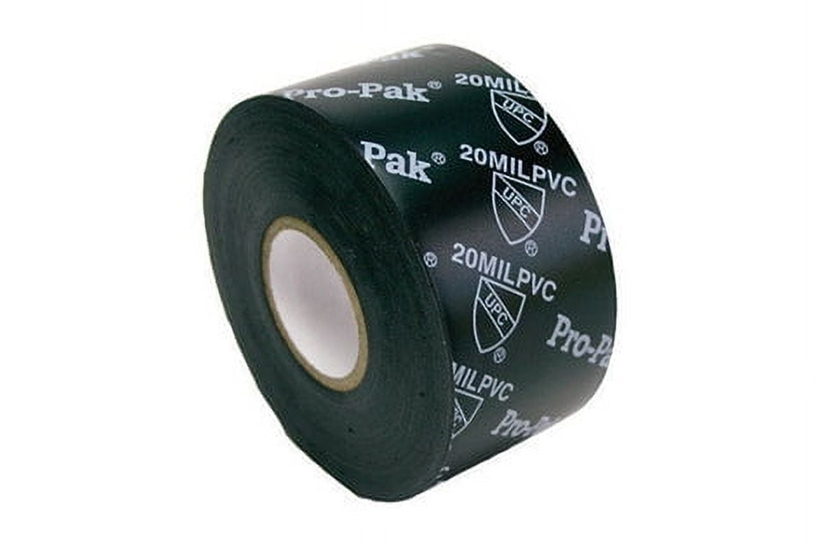 1 pc Orbit Pro-Pak Black PVC Outdoor Pipe Wrap Tape 50 L ft