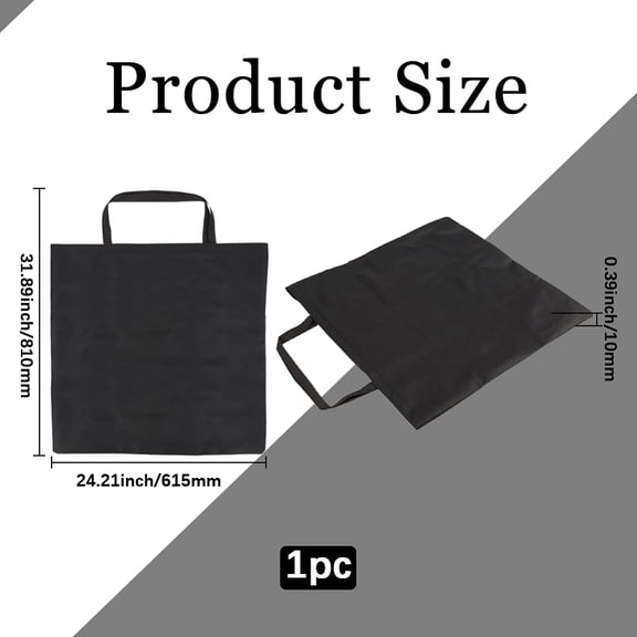 1 pc Oxford Cloth bag Rectangle Black 81x61.5x1cm