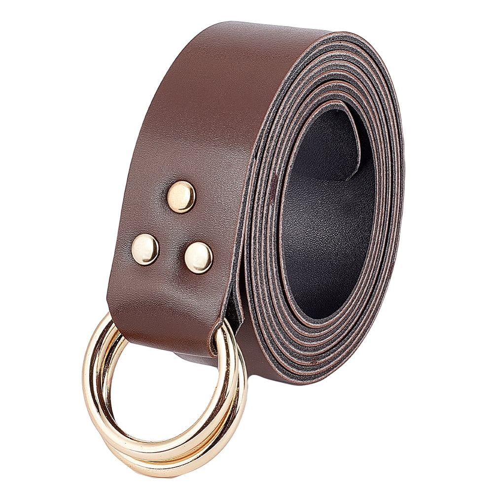 Buckle Ring And Chain Belt Pc PU Leather Chain Belt With Iron