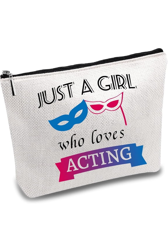 1 pc Polycotton Custom Canvas Storage Bags Metal Zipper Pouches Rectangle with Pattern Mask 18x25cm