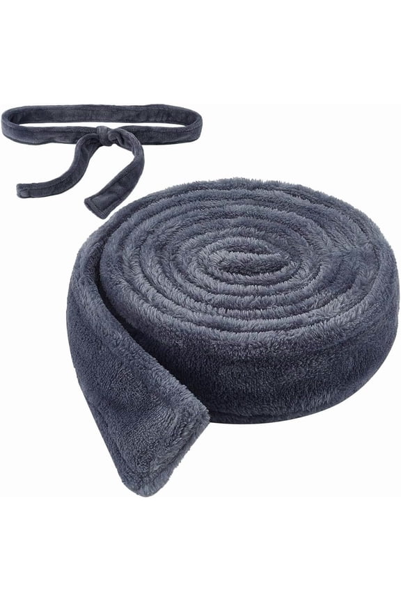 1 pc Polyester Bath Robe Belt Replacement Gray 1700x45x4mm