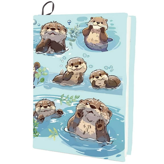 1 pc Polyester Book Covers Elastic Notebook Wraps Rectangle Animals 400x250mm