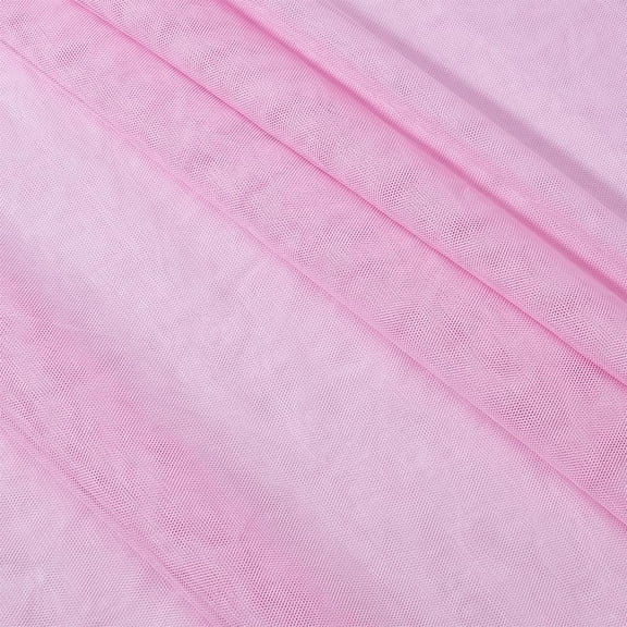 1 pc Polyester Mesh Fabric Clothing Accessories Pearl Pink 1600mm about 5m/pc