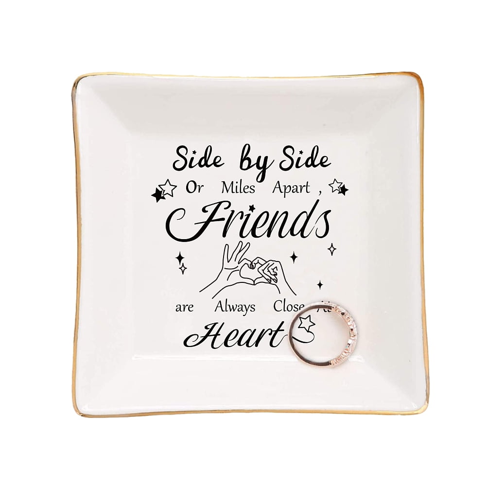 1 pc Porcelain Square Ring Holder Jewelry Tray for Holding Small ...