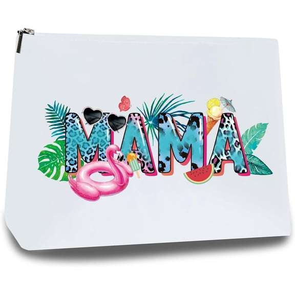 1 pc Printed PU Leather Makeup Bags Clutch Bags Word 18x25x8cm for Handmade