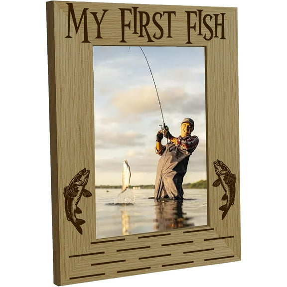 1 pc Rectangle Wood Photo Frames for Printing Pictures Photo Props Wall Decor Accessories Fish 218x168mm