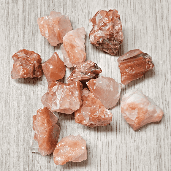 Crystal Joys 1 pc Red Calcite Rough Chunk 1"