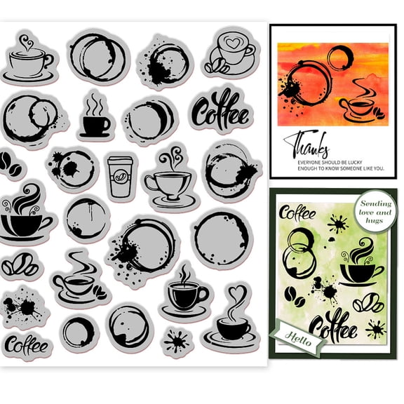 1 pc Rubber Clear Stamps for Card Making Decoration DIY Scrapbooking Mixed Shapes 22x18x0.8cm