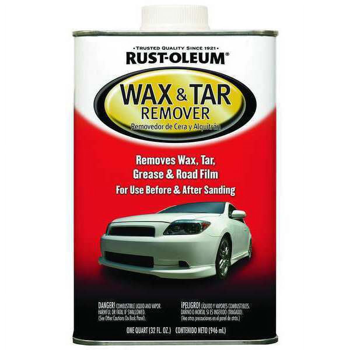 1 pc, RustOleum Wax and Tar Remover, 1 qt.