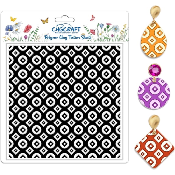 1 pc Silicone Clay Clay Modeling Pattern Mixed Shapes 140x140x3mm