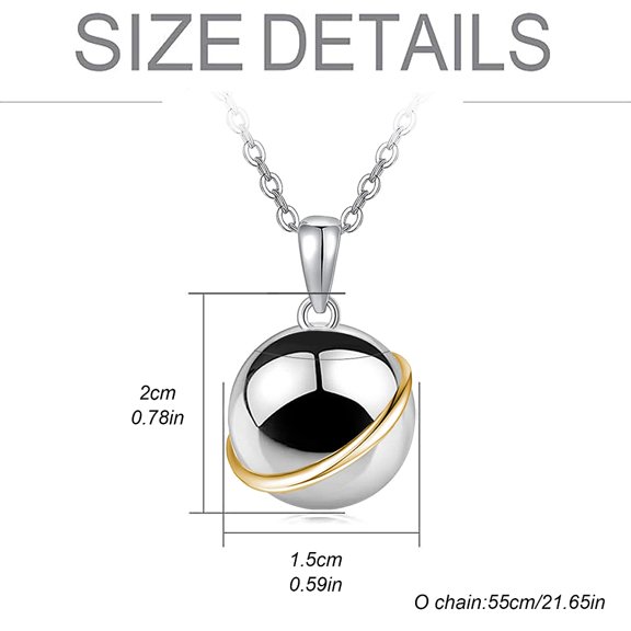 1 pc Stainless Steel Pendant Necklaces Urn Ashes Necklaces Stainless Steel color 21.65 inch(55cm)