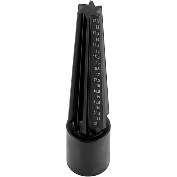 1 pc Steel Ring Size Adjuster Black 2.2x10.7cm