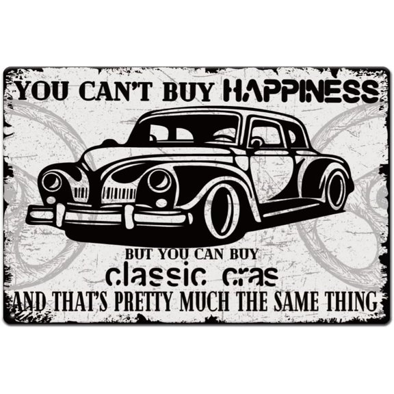 1 pc Vintage Metal Tin Sign Iron Wall Decor Restaurants Cafe Pubs Rectangle Car 300x200x2.2mm