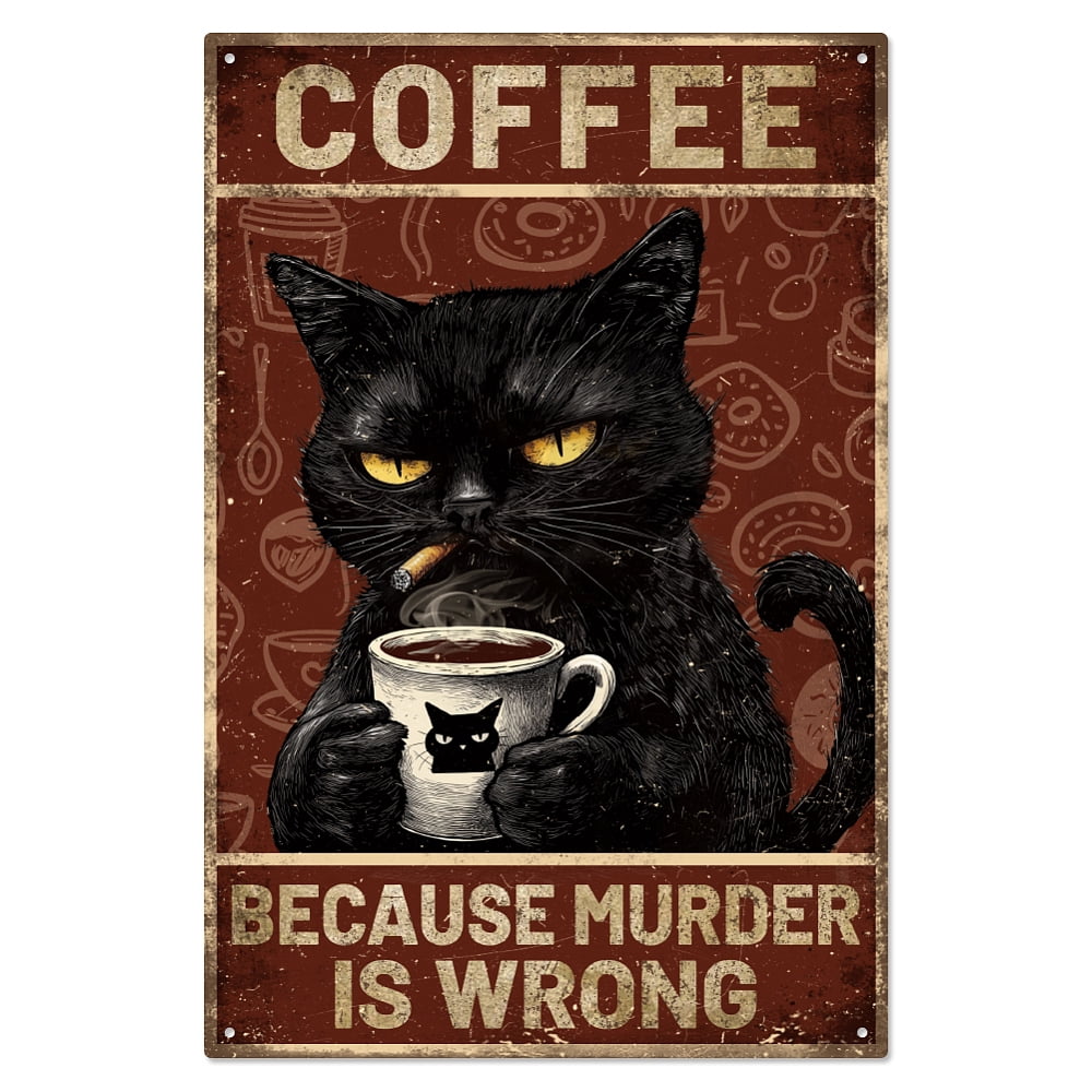 1 pc Vintage Metal Tin Sign Iron Wall Decor Restaurants Cafe Pubs ...