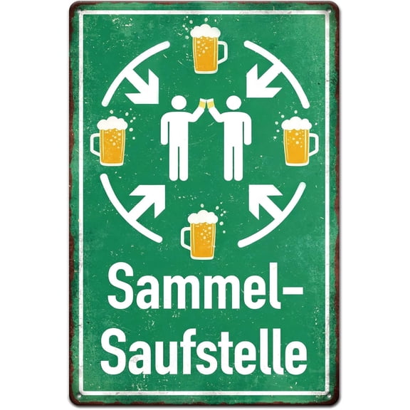 1 pc Vintage Metal Tin Sign Iron Wall Decor for Bars Restaurants Cafe Pubs Rectangle Symbol 300x200x2.2mm Craft Supplies