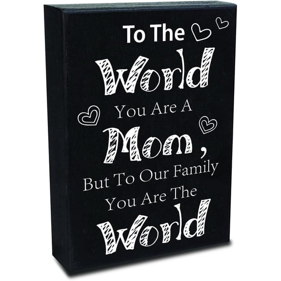 1 pc Wall Art Canvas Print Wall Painting Home Decorations Rectangle with Word Black Heart Pattern 150x100x38mm for Handmade