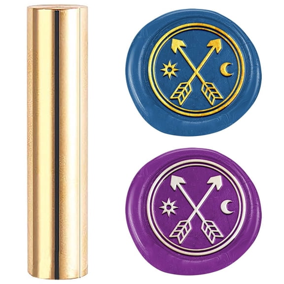 1 pc Wax Seal Stamp Mini Brass Stamp Wax Seal for Envelope Invitation Wedding Embellishment Bottle Decoration Arrow 60x15mm
