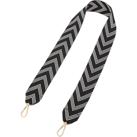 1 pc Wide Shoulder Strap Crossbody Strap Replacement Belt 39.7 Inch Handbag Strap Guitar Straps Multicolor Universal Bag Strap Black