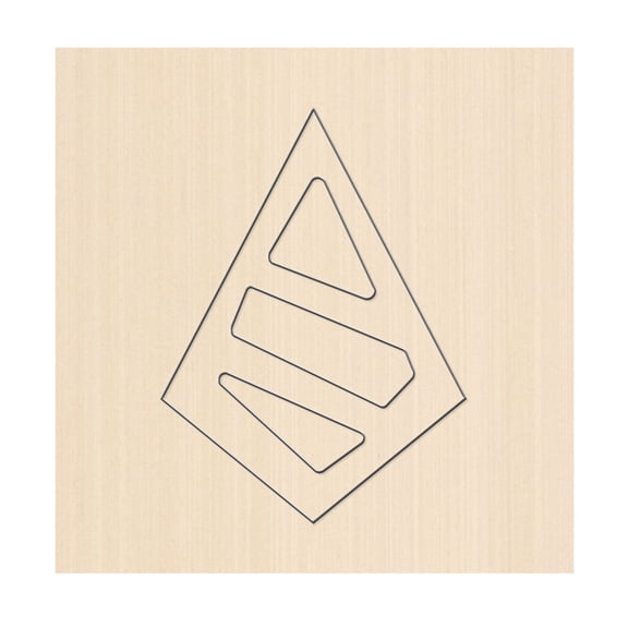 1 pc Wood Cutting Dies with Steel for DIY Scrapbooking/oto Album Decorative Embossing DIY Paper Card Geometric Pattern 80x80x24mm