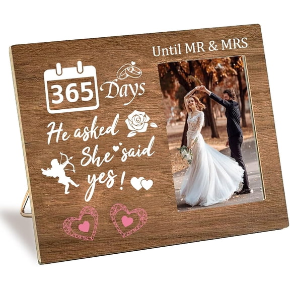 1 pc Wood Photo Frame Stands Home Room Desktop Decoration Heart 200x250x7mm