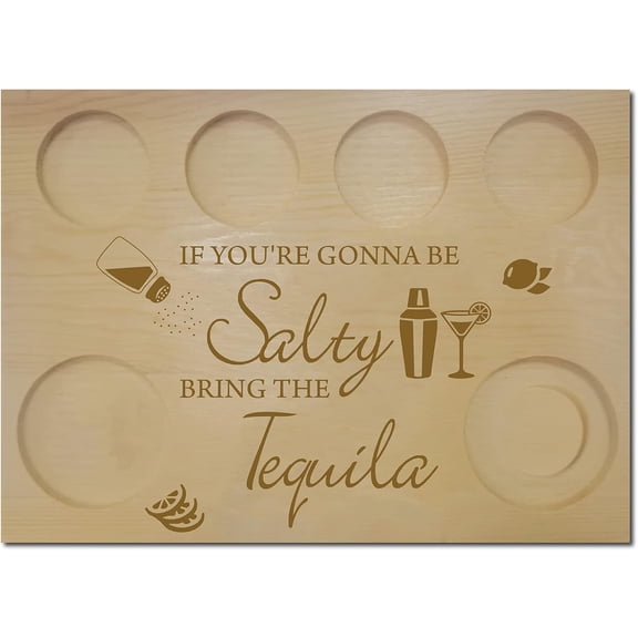 1 pc Wooden Wine Serving Tray Rectangle Drink Pattern 180x250x12.5mmDIY