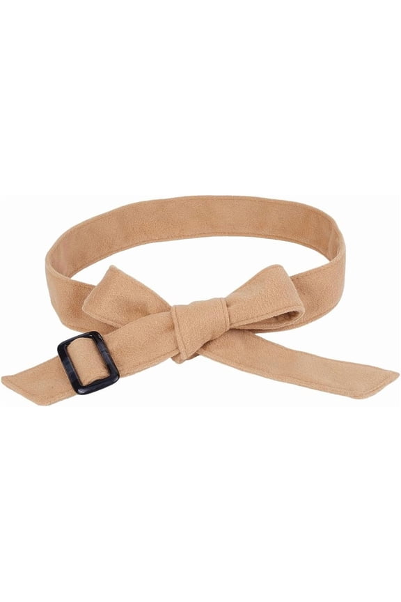 1 pc Woolen Belts with Plastic Buckles BurlyWood 1690x45mm