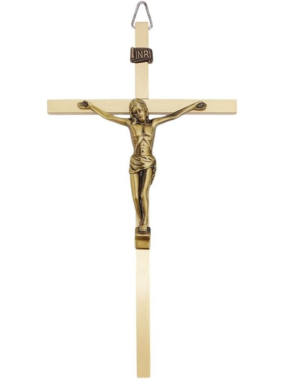 1 pc Zinc Alloy Crucifixion Pendant Decoration Wall Decorations Bronze 210x112x24mm Hole: 14x7.5mm for Craft Accessories