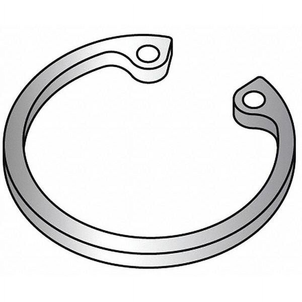1 PK ZoroSelect Internal Retaining Ring, Steel, Plain Finish, 3 in Bore Dia., 10 PK