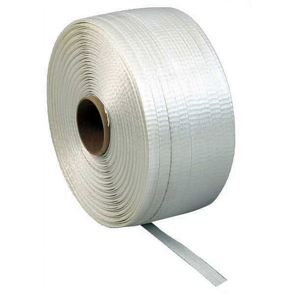 ZoroSelect Strapping, Woven Polyester, 1500 ft. L