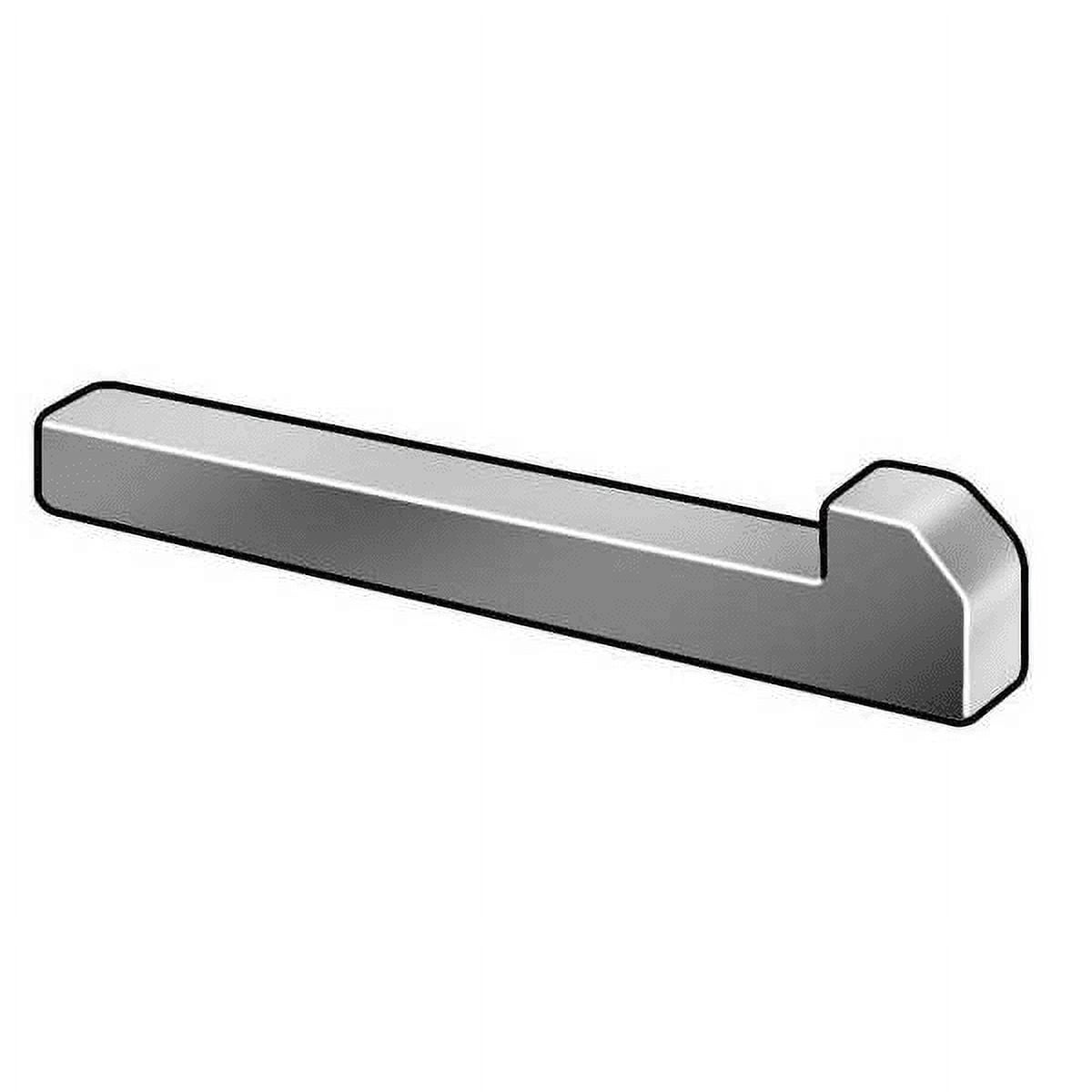 1 PK ZoroSelect Tapered Gib Head Machine Key, Tapered Gib End, Steel