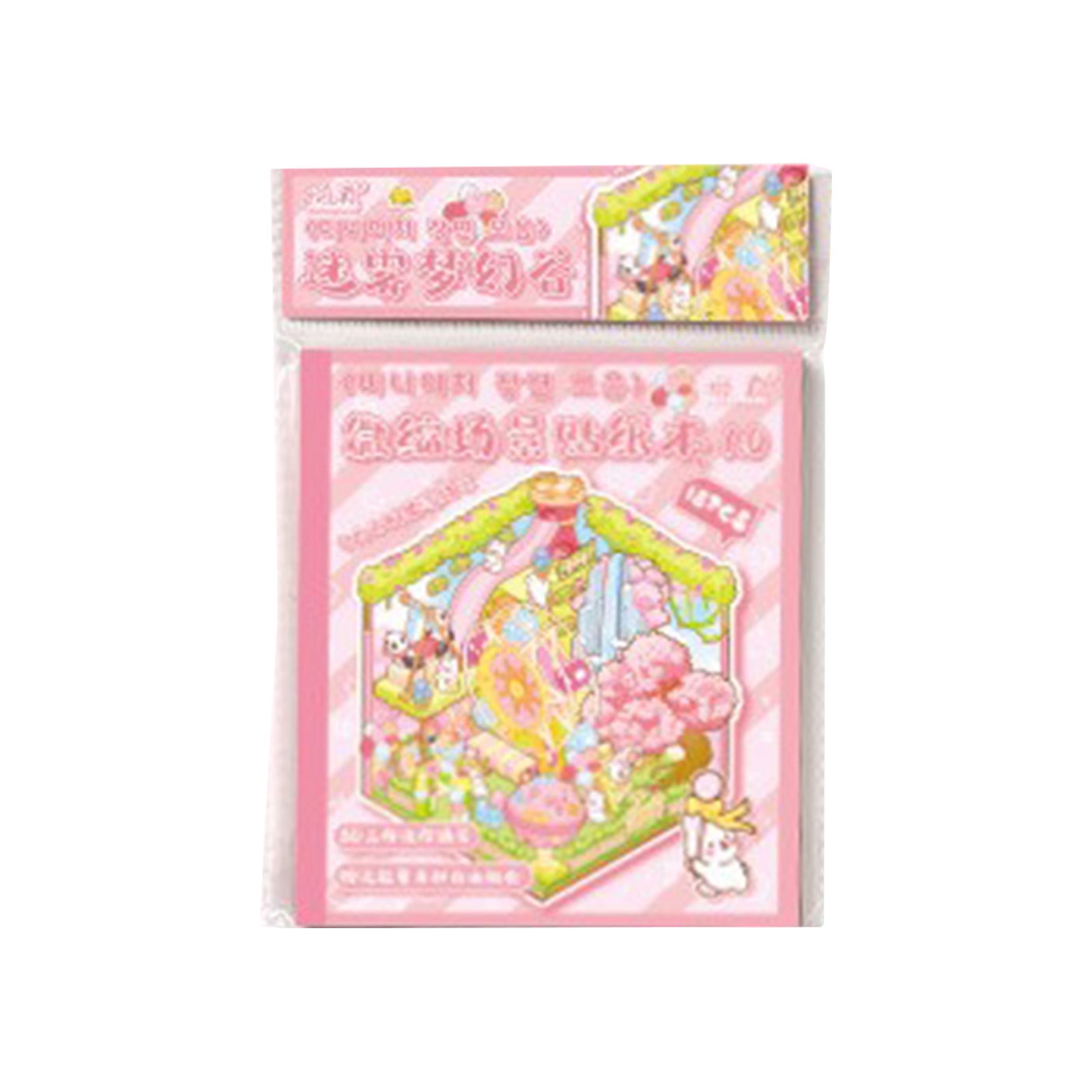 1 Pc Miniature Scenery Collection Sticker Book 'S 3D Stereoscopic ...