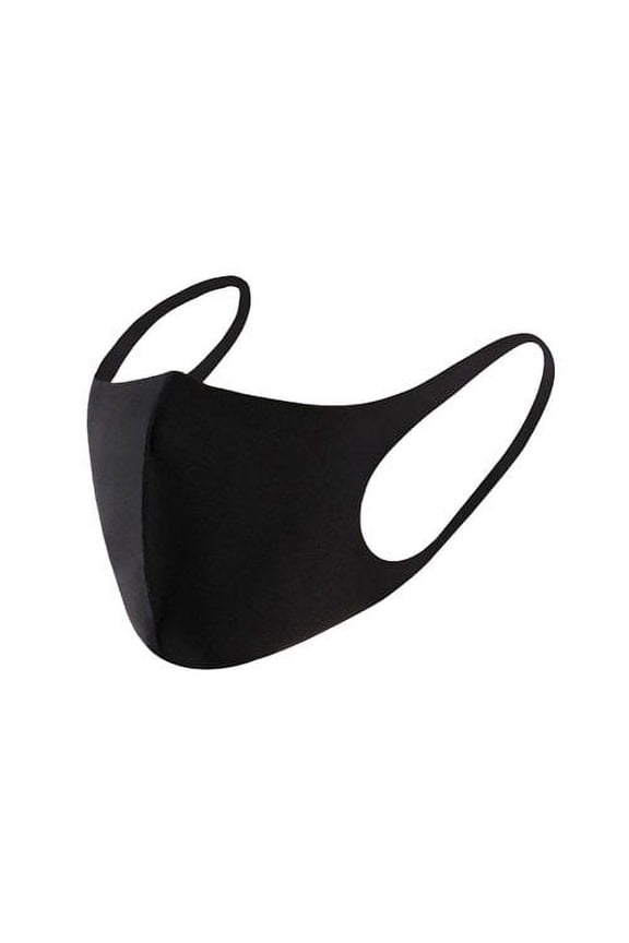 1 pc of NON-MED fashion Mask Black Polyester Reusable Face Cover