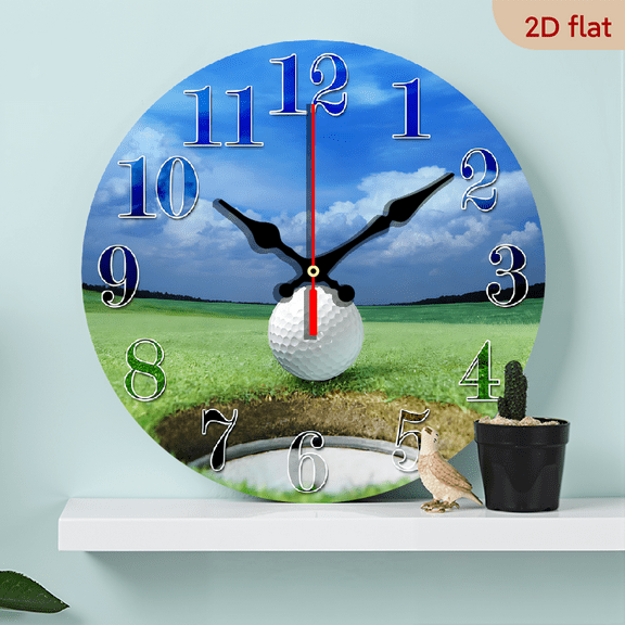 1 pc wall clock.Accurate timing, frameless design, simple and elegant. Silent movement, silent walking, healthy sleep every day,10*10inch.