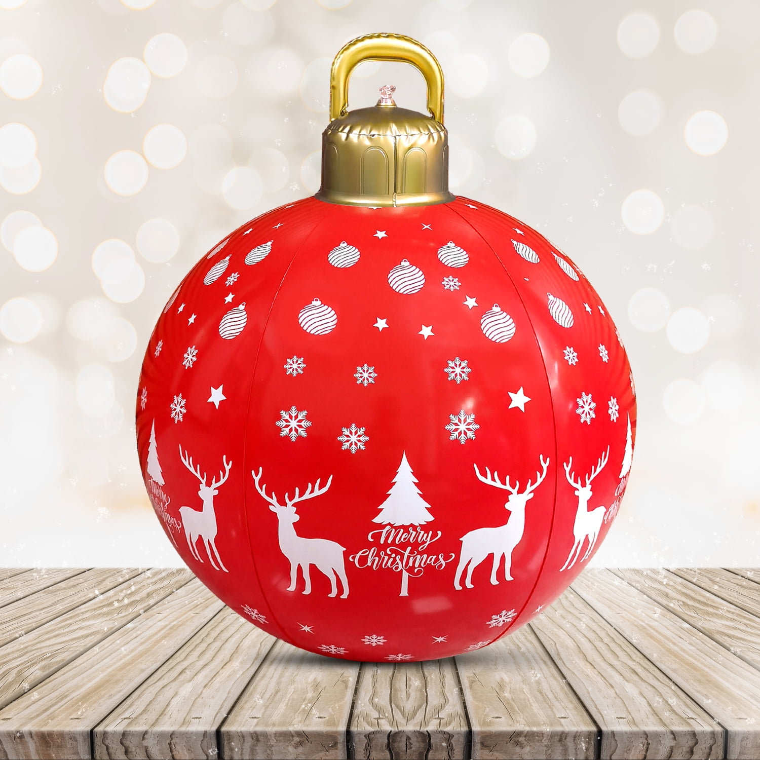 1 pcs 23.62" Extra Large Size Outdoor Christmas Ornaments, Oversized