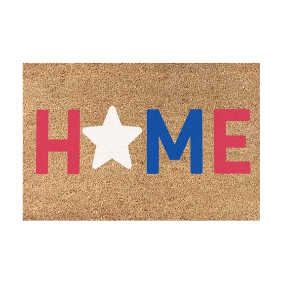 1 pcs American Flag Patriotic Doormat with Heavy-Duty, Weather Resistant, Non-Slip PVC Backing | 16 by 24 Inches| Perfect for Indoor and Outdoor Use