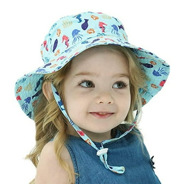 1 pcs Baby Sun Hat Baby Boy Hats Toddler Hat Bucket Hat for Baby Girls Infant Beach Hat with Wide Brim Kids Caps