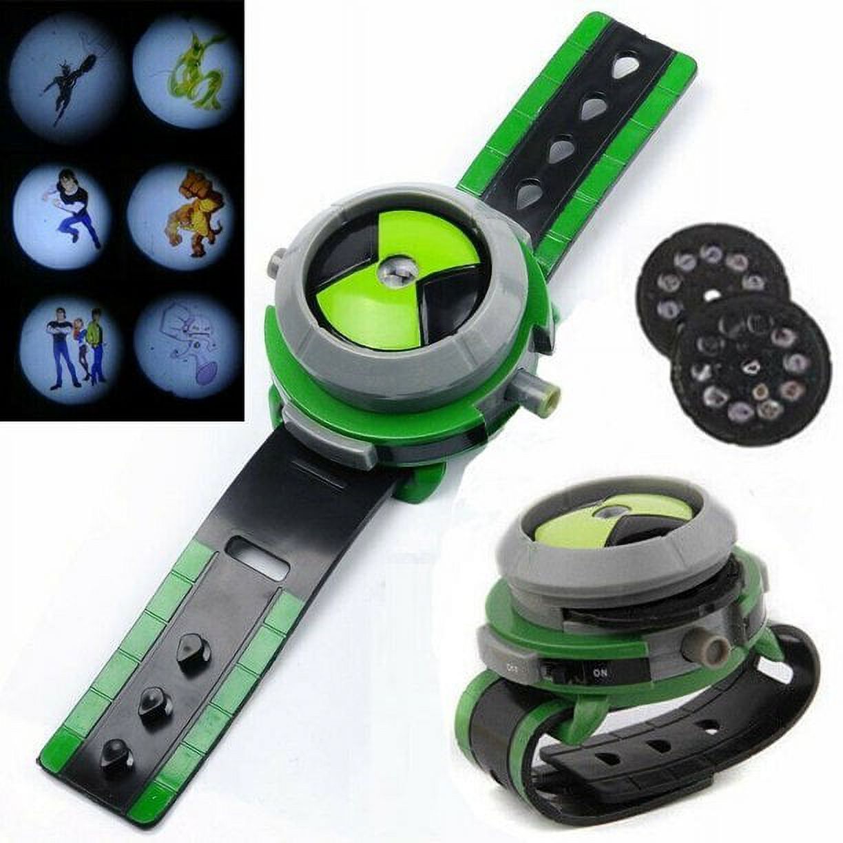 1 pcs Ben 10 Alien Force Omnitrix Illumintator Projector Watch Toy Gift for Child Kids - image 1 of 5