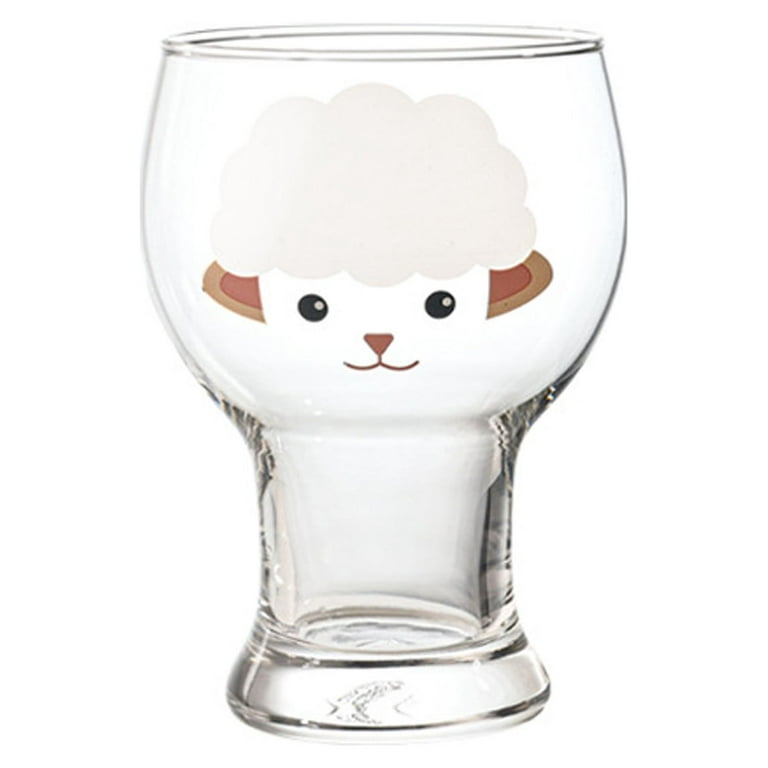 Elephantastic Glass Mug | Korean Cafe Style Glass Mug | Cute Cafe Style  Glass Mug for Photoshoot | Elephant Mug