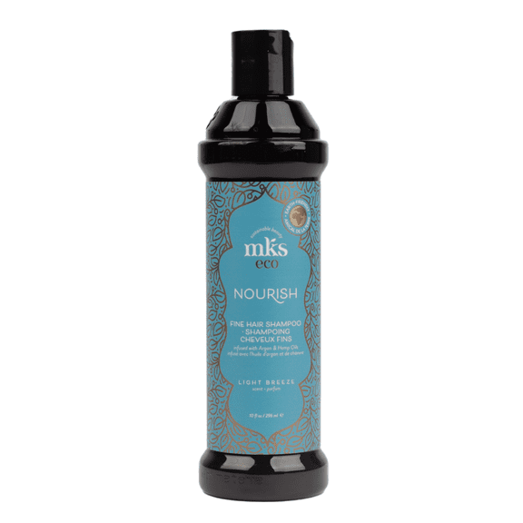 MKS eco Nourish Shampoo for Fine Hair, Light Breeze - 10 fl oz