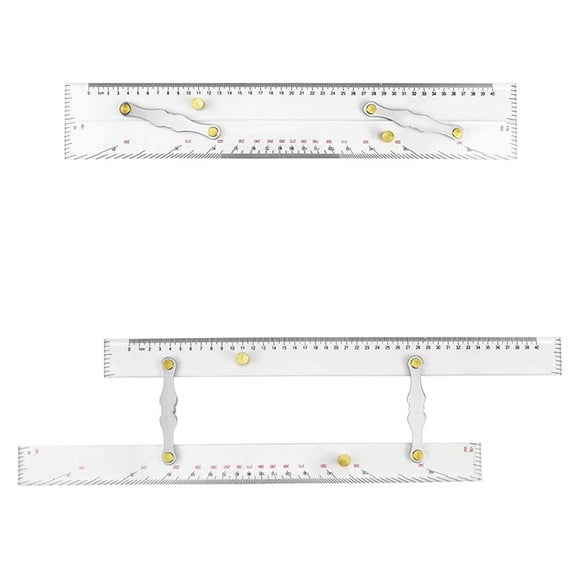 1 pcs Parallel Ruler-as shown