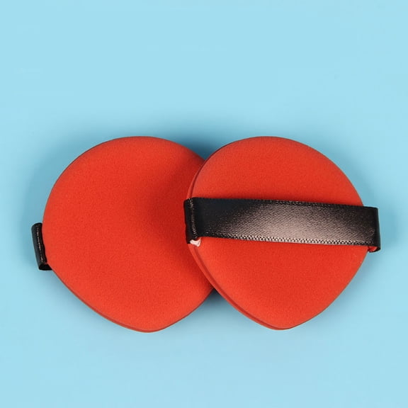 1 pcs Powder Puff(Rose Red Drop Shaped ),Face Soft Dual Sided Cushion Puff Cosmetic Puff Sponge Powder Wet Dry Makeup Tool