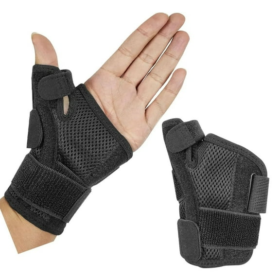 1 pcs Red King Thumb Splint with Wrist Support Brace-Thumb Brace for Carpal Tunnel or Tendonitis Pain Relief,Wrist Brace Fits Both Left and Right Hands,Thumb Spica Splint Stabilizer for Men or Women