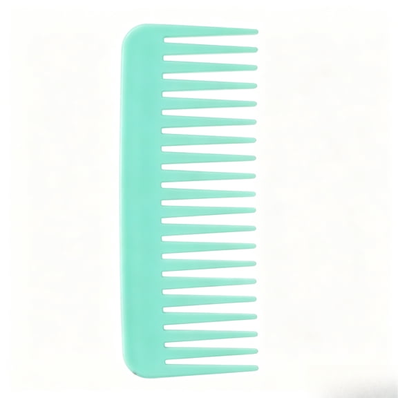 1 pcs Wide Tooth Detangling Comb, Oversized Plastic Shower Hair Pick with Rounded Teeth
