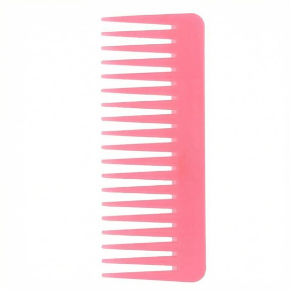 1 pcs Wide Tooth Detangling Comb, Oversized Plastic Shower Hair Pick with Rounded Teeth